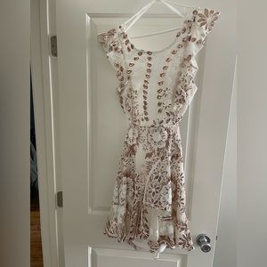 Selfie Leslie Sequin Backless Dress